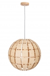 WOODY moderne hanglamp Bruin by Steinhauer 7818BE